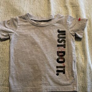 Nike Kids Gray Just Do It T-Shirt
